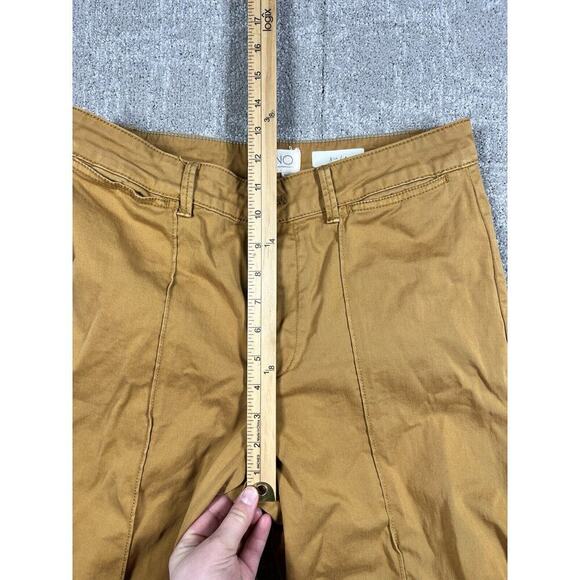 Chino's by Anthropolgie Wide Leg Cropped Pants Size 4 - Picture 5 of 7